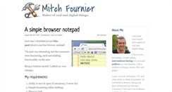 Desktop Screenshot of mitchfournier.com